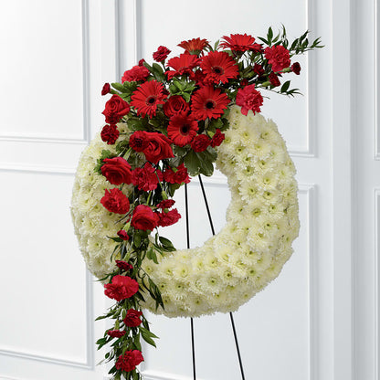 Graceful Tribute Wreath – FONSECA'S FLOWERS, San Bernardino CA