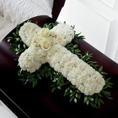 Peaceful Memories Casket Spray (Standard) – FONSECA'S FLOWERS, San Bernardino CA