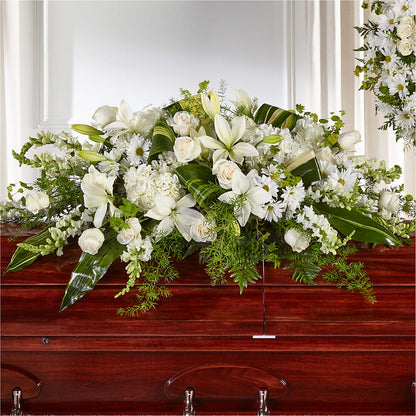 Abundance Casket Spray – FONSECA'S FLOWERS, San Bernardino CA
