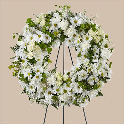 Faithful Wishes Wreath – FONSECA'S FLOWERS, San Bernardino CA