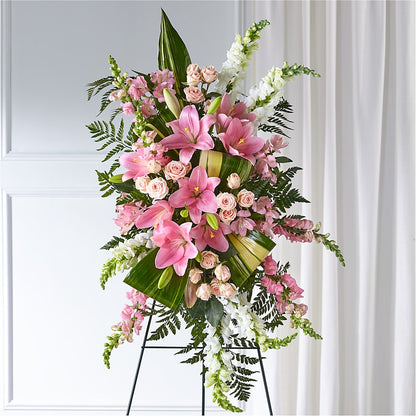 Elegant Embrace Standing Spray – FONSECA'S FLOWERS, San Bernardino CA