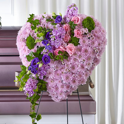 Treasured Love Standing Heart – FONSECA'S FLOWERS, San Bernardino CA