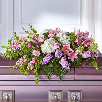 Life's Gratitude Casket Spray – FONSECA'S FLOWERS, San Bernardino CA