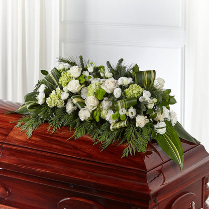Hopeful Gesture Casket Spray – FONSECA'S FLOWERS, San Bernardino CA