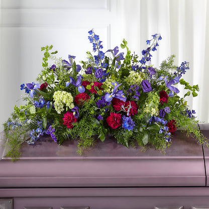 Always Treasured Casket Spray – FONSECA'S FLOWERS, San Bernardino CA