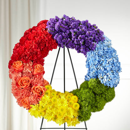 Circle of Love Wreath – FONSECA'S FLOWERS, San Bernardino CA