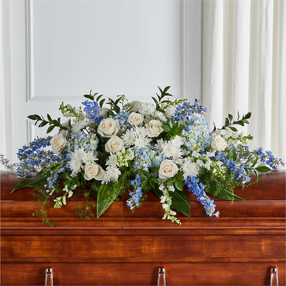 Timeless Essence Casket Spray – FONSECA'S FLOWERS, San Bernardino CA