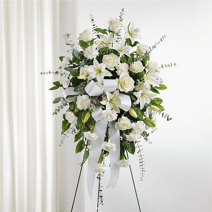 With Care Standing Spray – FONSECA'S FLOWERS, San Bernardino CA