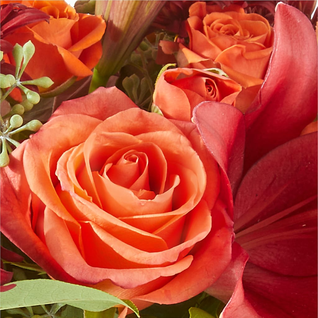 Crimson Leaves Bouquet – FONSECA'S FLOWERS, San Bernardino CA