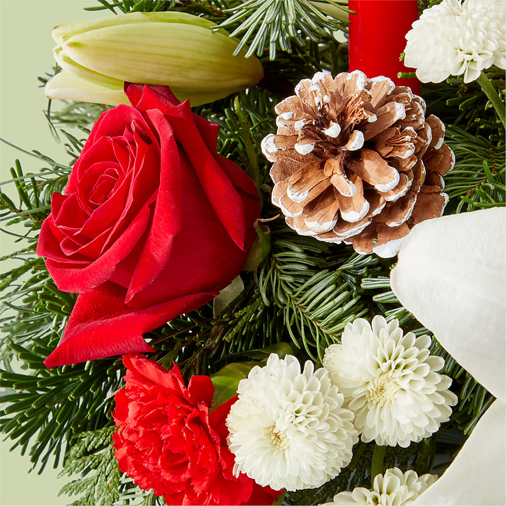 Seasonal Festivities Centerpiece – FONSECA'S FLOWERS, San Bernardino CA