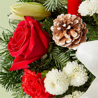 Seasonal Festivities Centerpiece – FONSECA'S FLOWERS, San Bernardino CA
