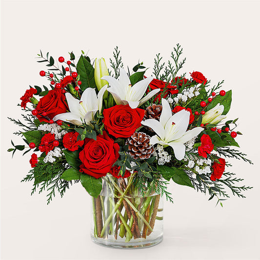 Best in Snow Bouquet – FONSECA'S FLOWERS, San Bernardino CA