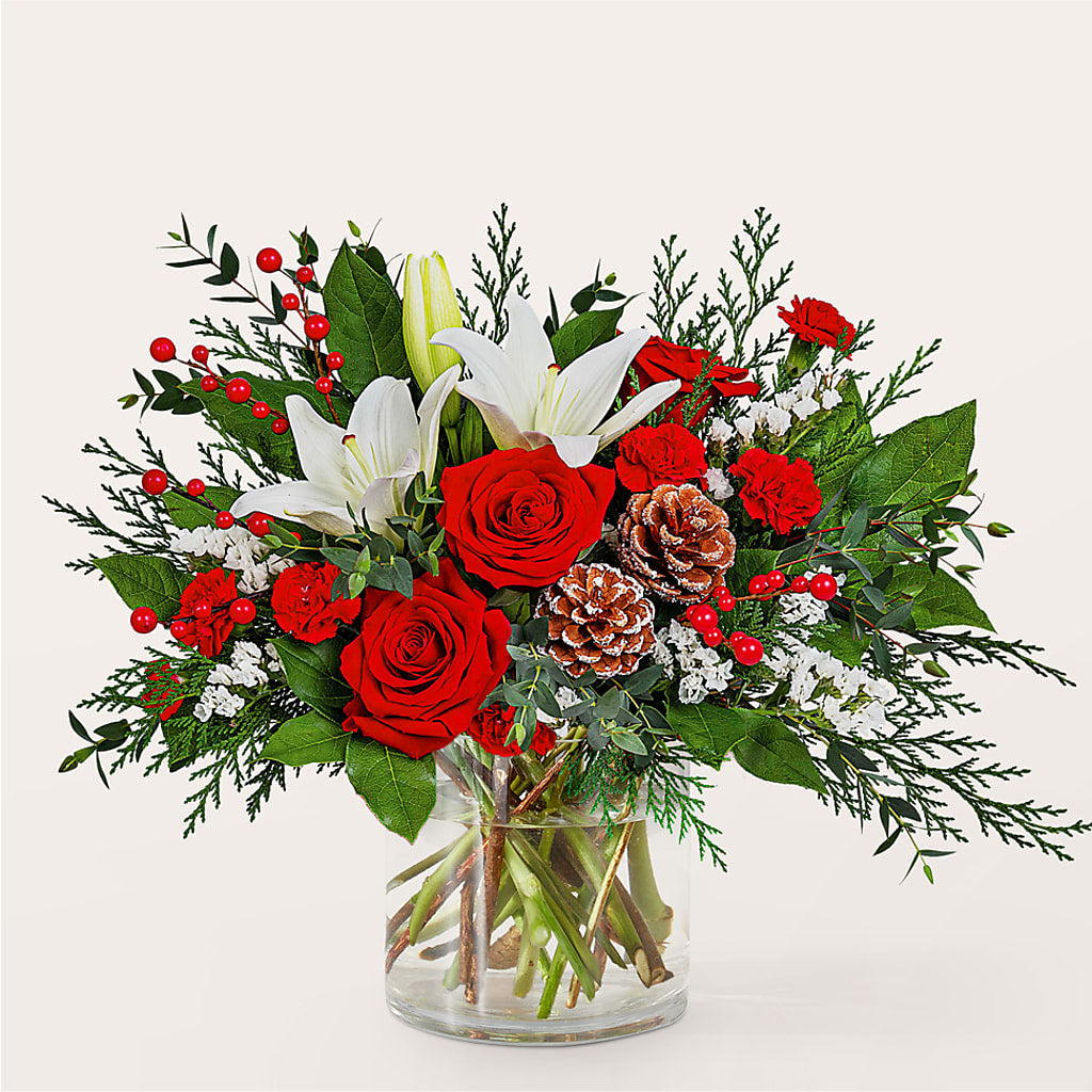 Best in Snow Bouquet – FONSECA'S FLOWERS, San Bernardino CA