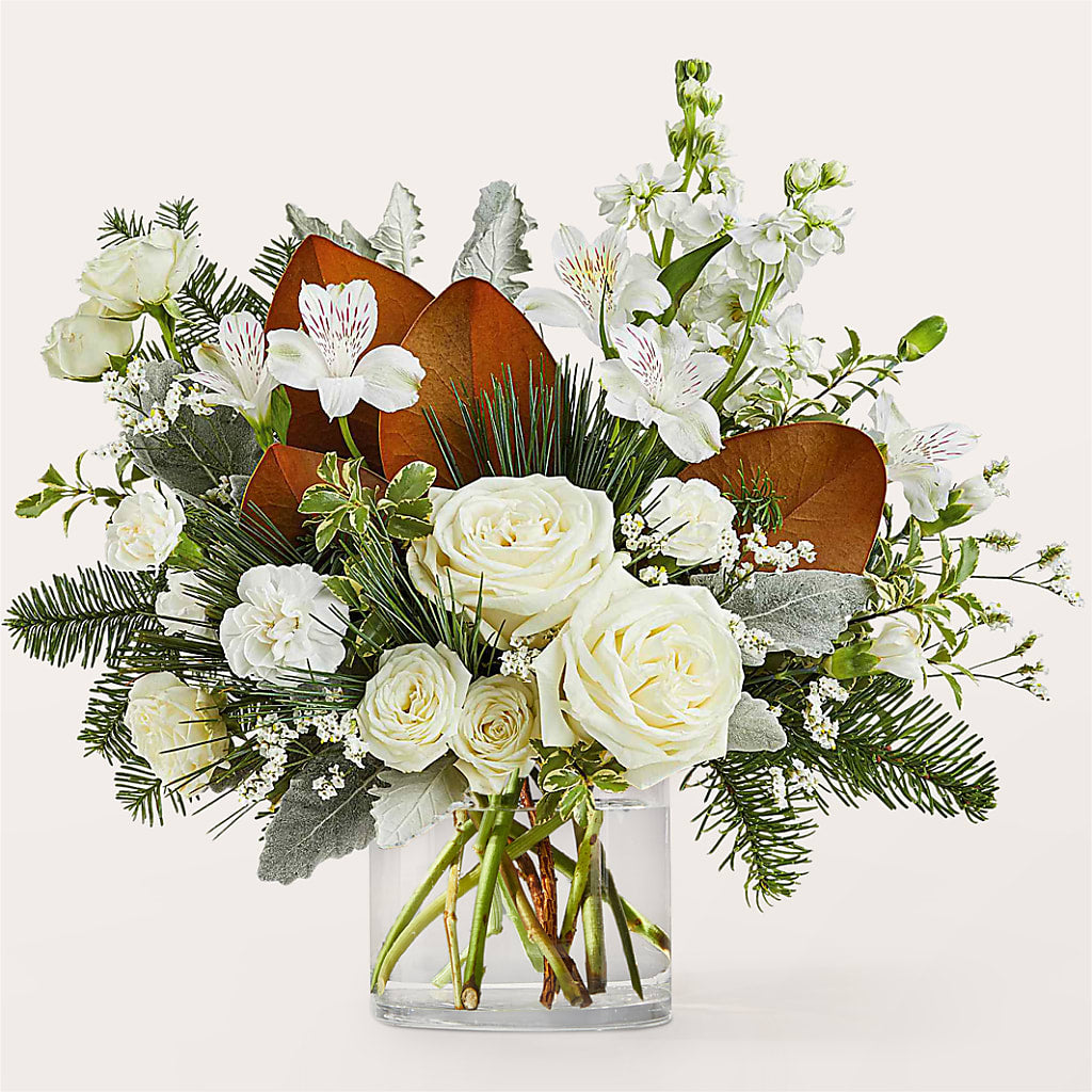 Fresh Snowfall Bouquet – FONSECA'S FLOWERS, San Bernardino CA