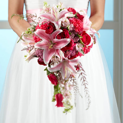 Lily & Rose Bouquet – FONSECA'S FLOWERS, San Bernardino CA