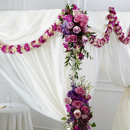 Color & Light Chuppah Decor – FONSECA'S FLOWERS, San Bernardino CA